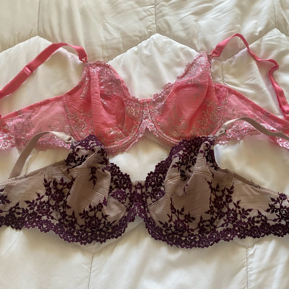 Wacoal embrace lace - two bras 38D
